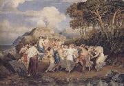 Joshua Cristall Nymphs and shepherds dancing (mk47) oil painting picture wholesale